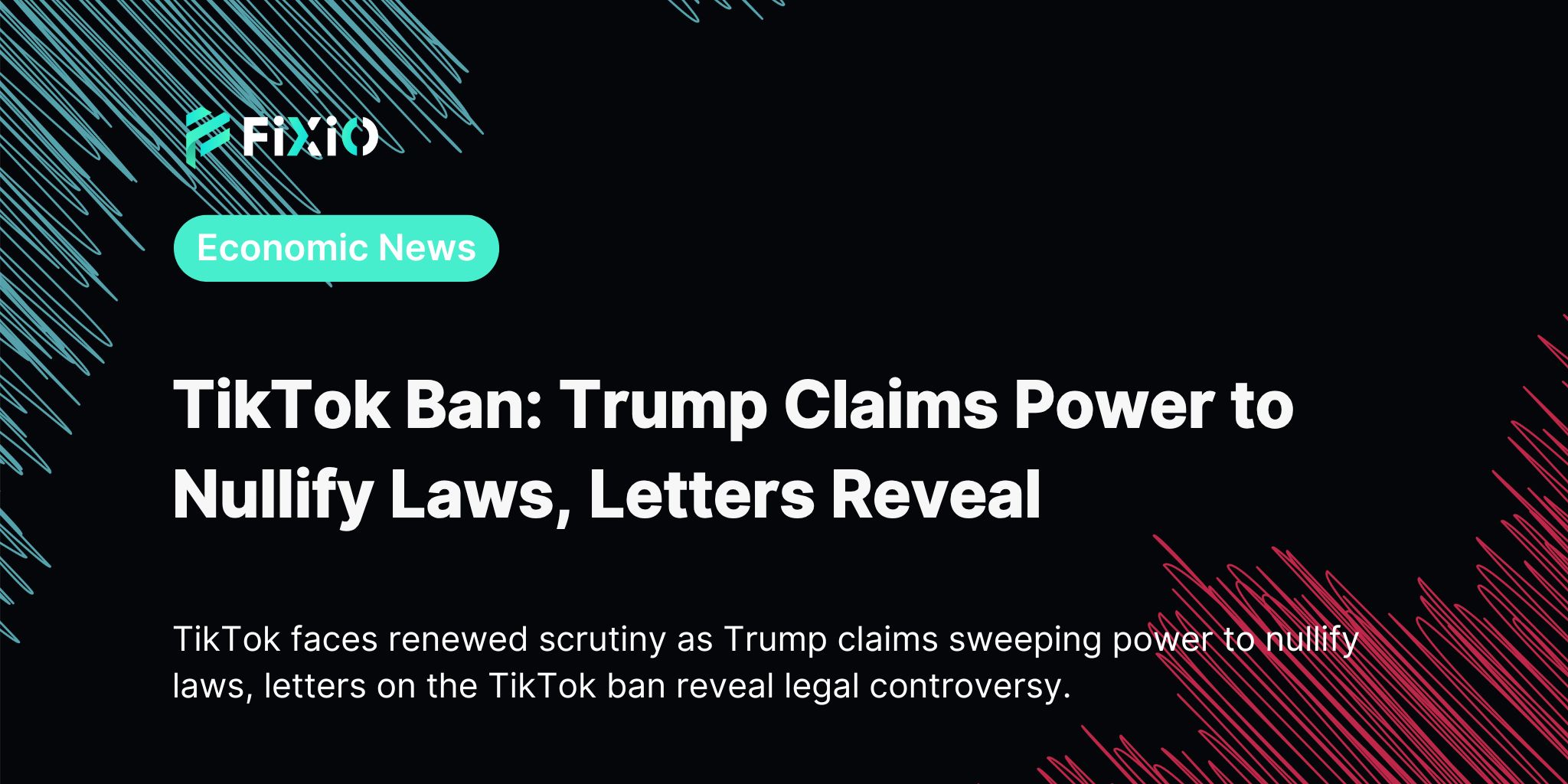 TikTok Ban: Trump Claims Power to Nullify Laws, Letters Reveal