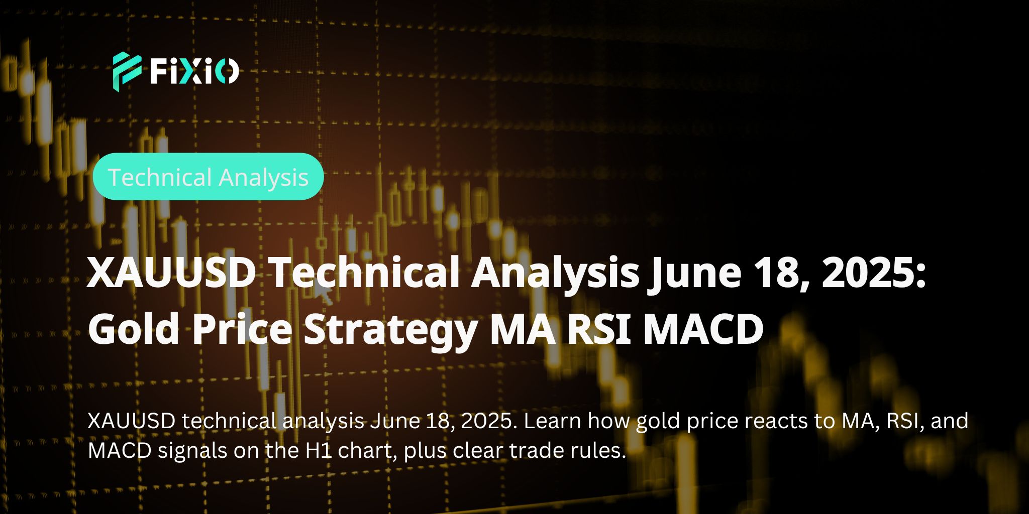 XAUUSD Technical Analysis June 18, 2025: Gold Price Strategy MA RSI MACD