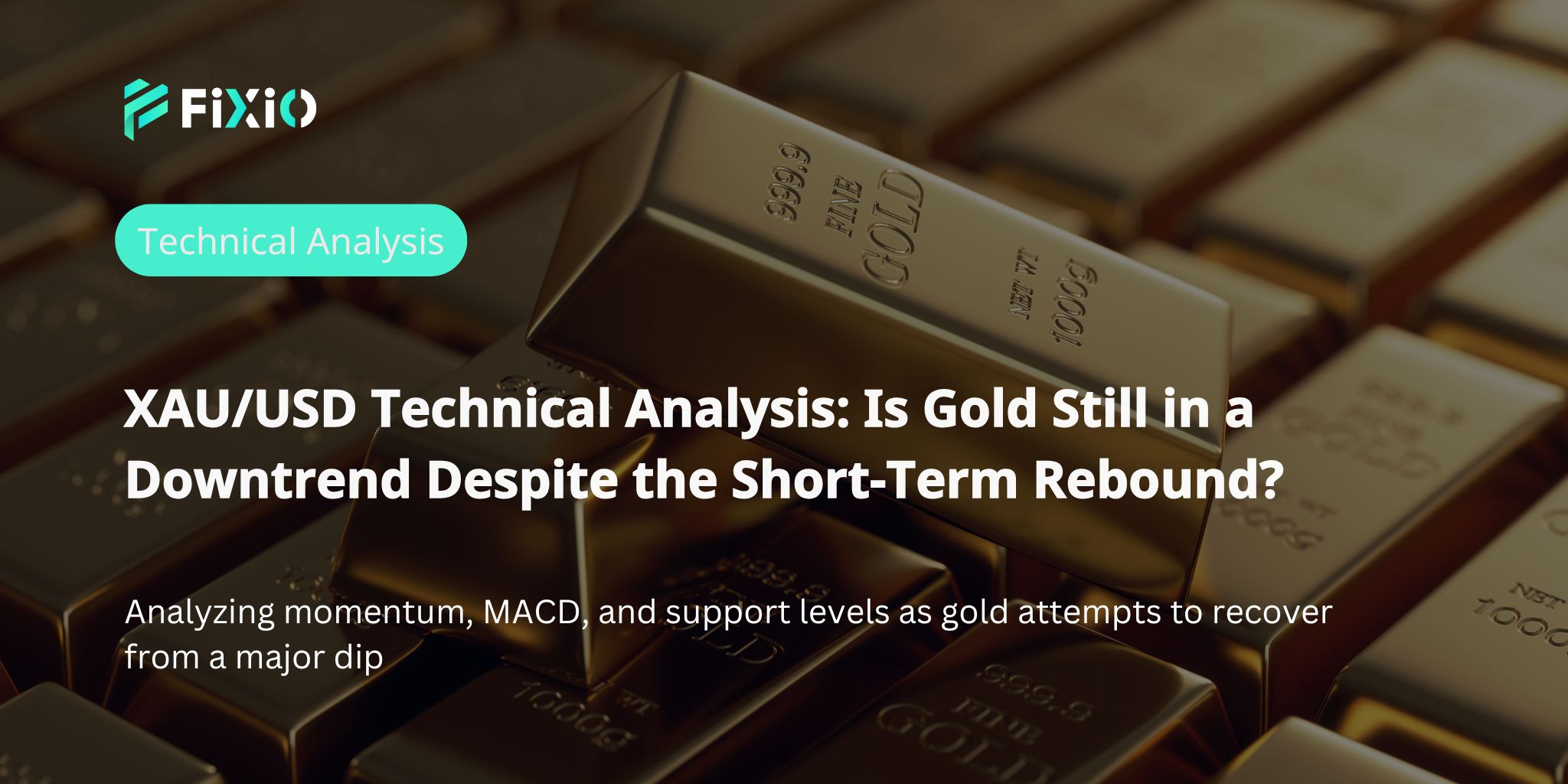 XAU/USD Technical Analysis (1-Hour Chart): Gold in a Short-Term Rebound, but Still in a Downtrend?