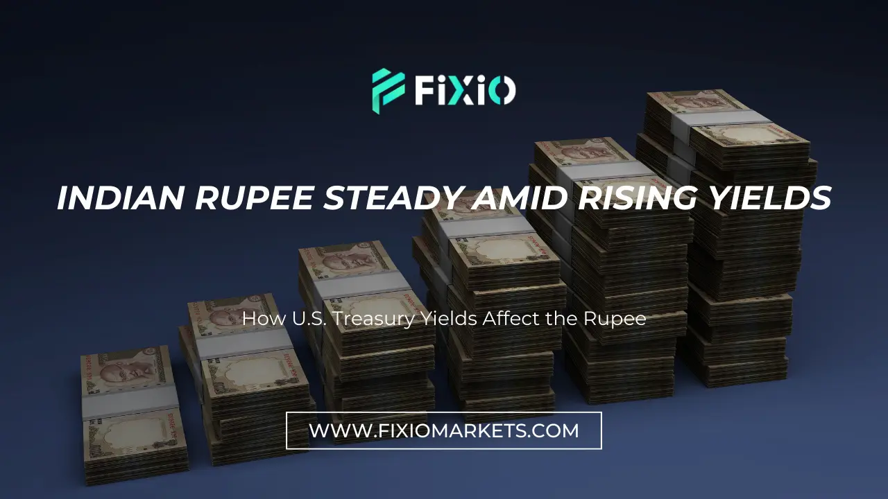 Indian Rupee Steady Amid Rising Yields