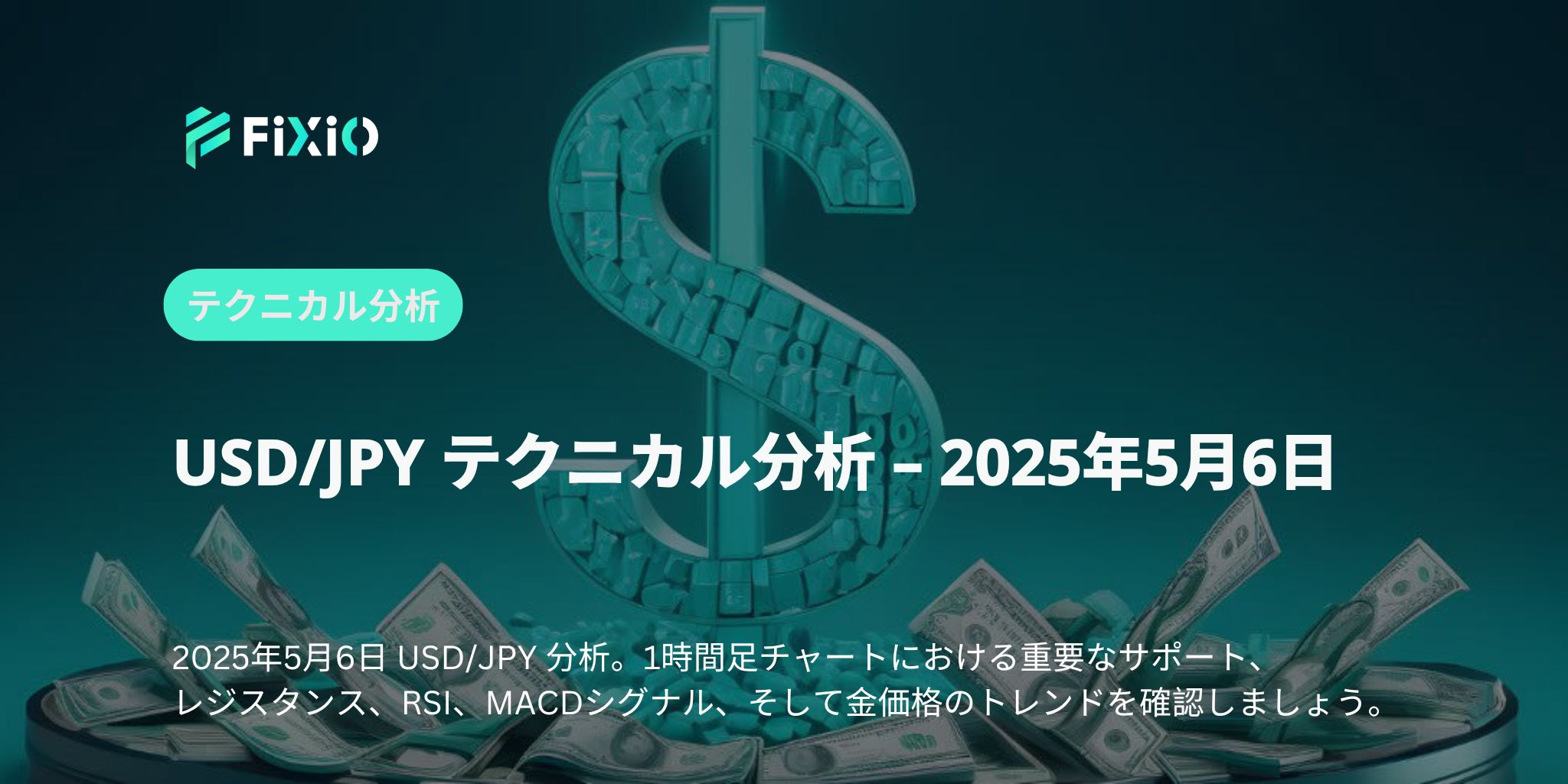【USD/JPY】1時間足チャート分析｜2025年5月6日
