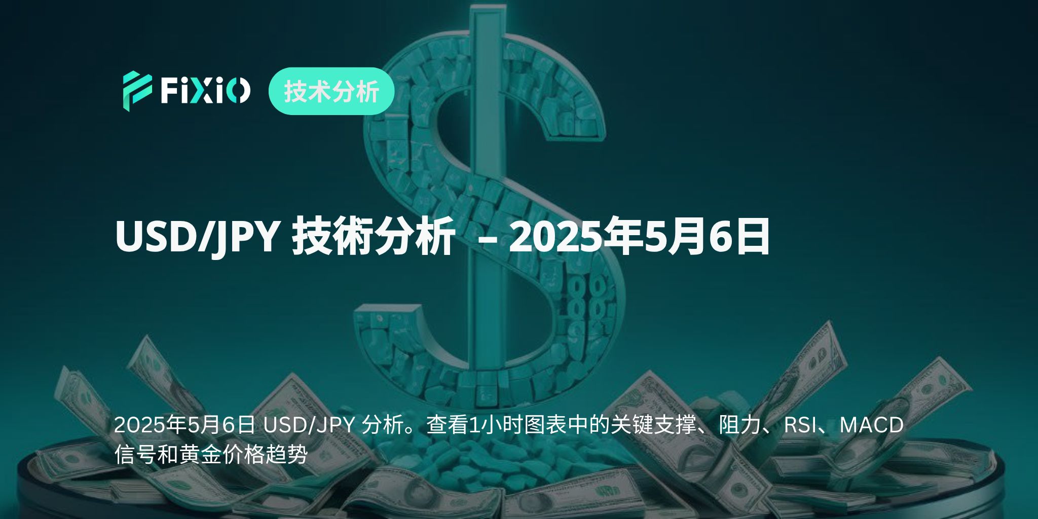 【USD/JPY】1小时图表分析｜2025年5月6日